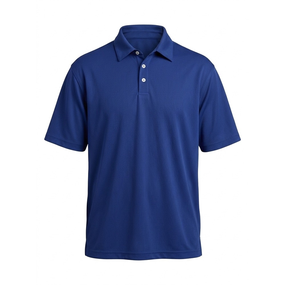 Ping Collection Mens Blue Dry Fiber Dynamics Golf Polo Shirt Large L